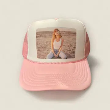 Swiftie Era Trucker Hat | Soft Pink/White The Happy Southerner 