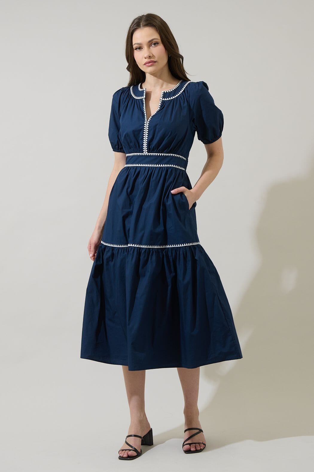 Taliah Midi Dress The Happy Southerner 