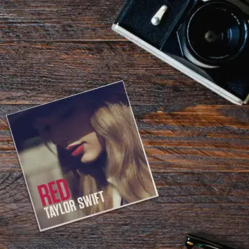 Taylor Swift Red Album Coaster The Happy Southerner 