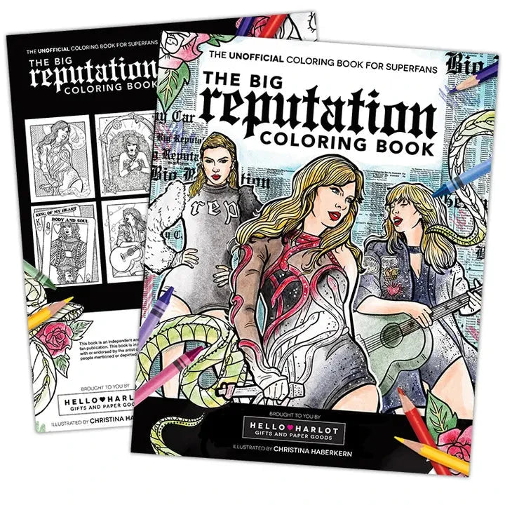Taylor Swift Reputation Coloring Book The Happy Southerner 