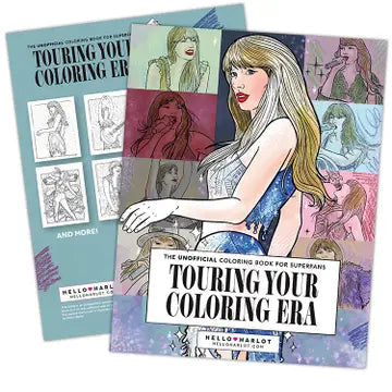 Taylor Swift Touring Your Coloring Era Coloring Book The Happy Southerner 