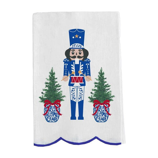 Tea Towel Merry Marchers Embroidered The Happy Southerner 