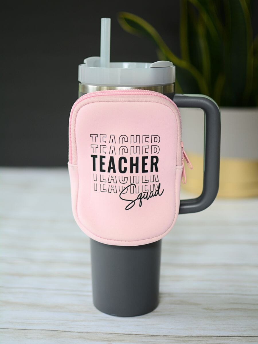 Teacher Squad Water Bottle tumbler mug wallet The Happy Southerner 