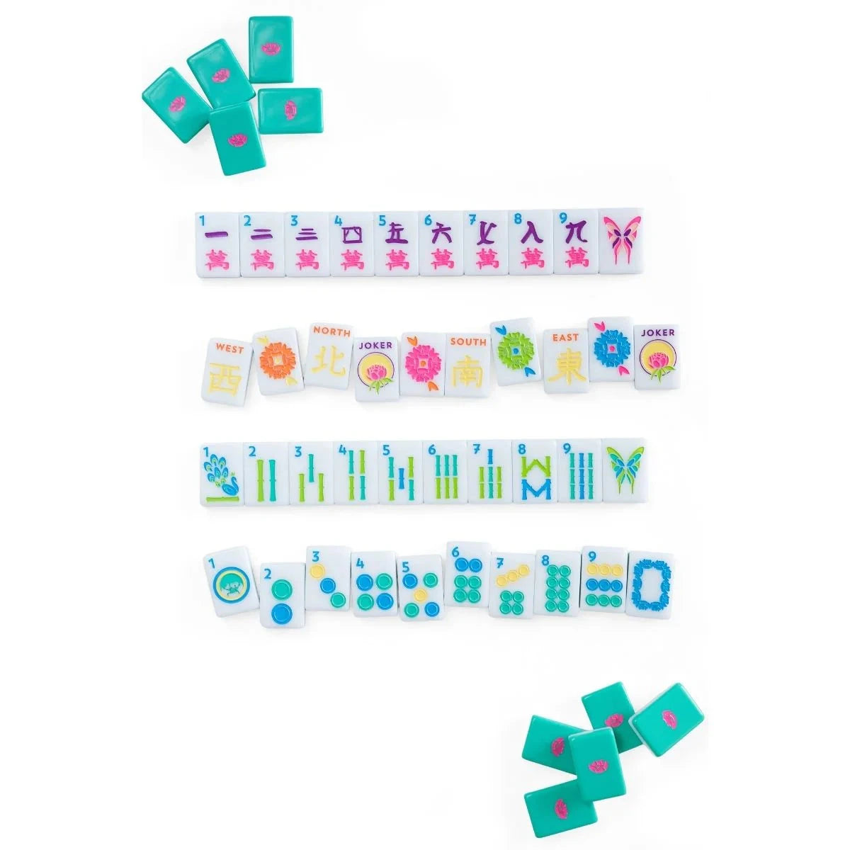 Teal Mahjong House Tiles The Happy Southerner 
