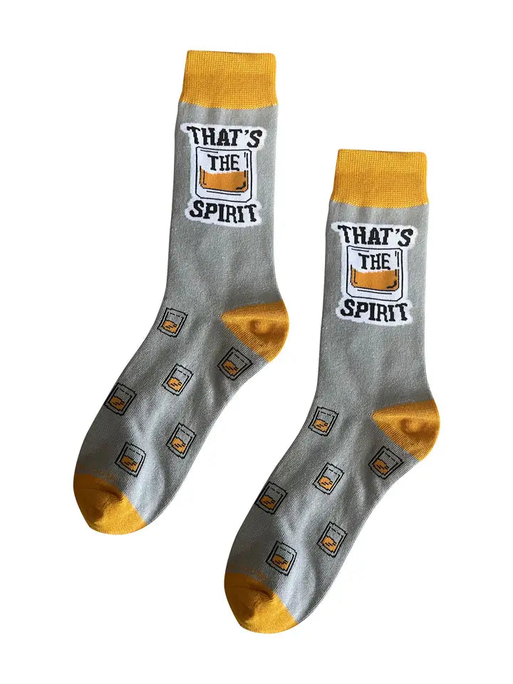 That's the Spirit Socks Bourbon Whiskey The Happy Southerner 