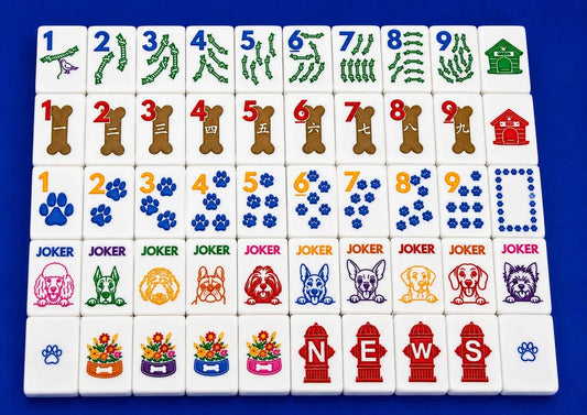 The Dog Line Mahjong Tiles The Happy Southerner 