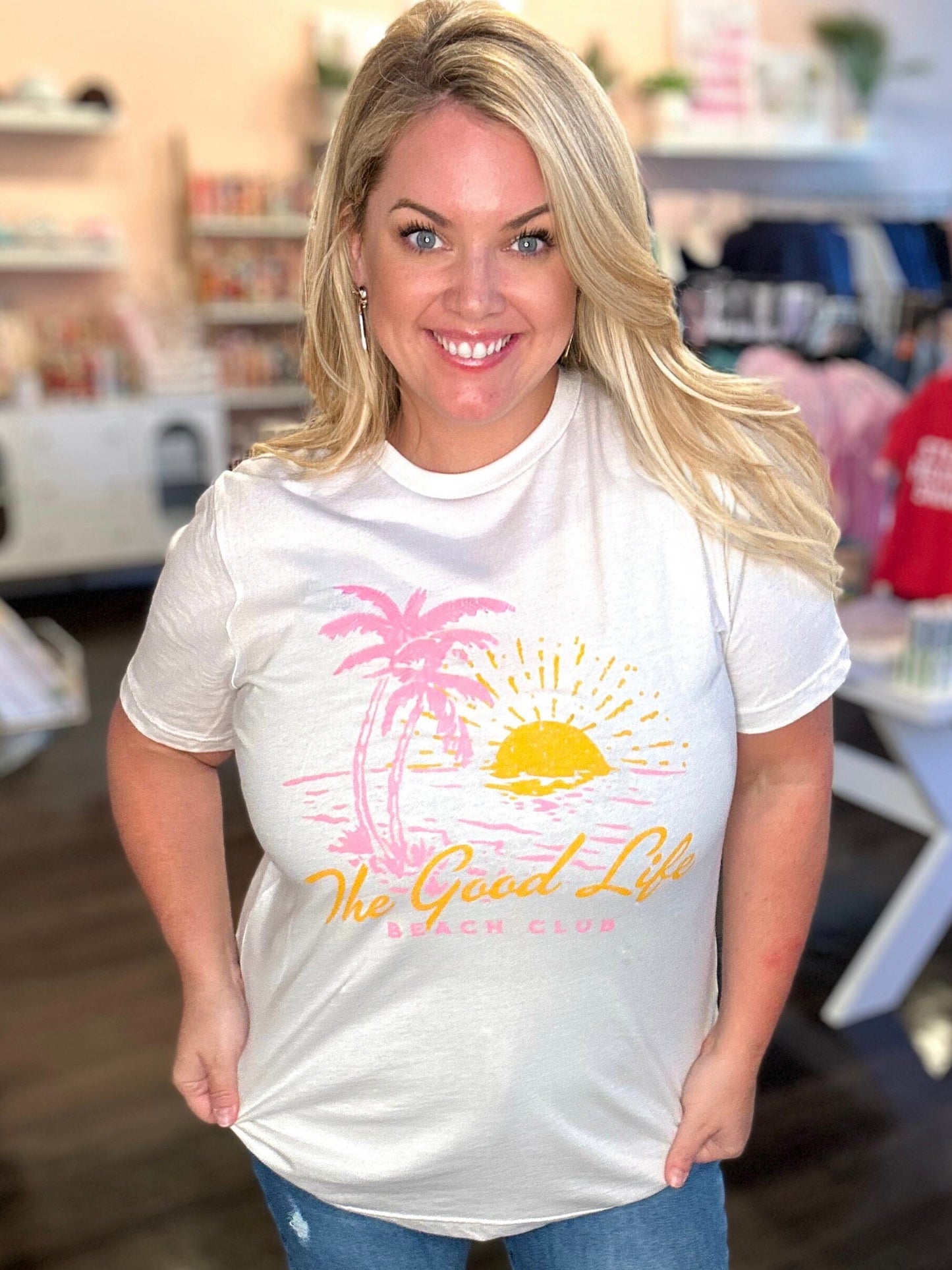 The Good Life Beach Club T-Shirt The Happy Southerner 