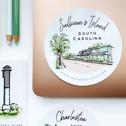 The Sullivan's Island Sticker The Happy Southerner 
