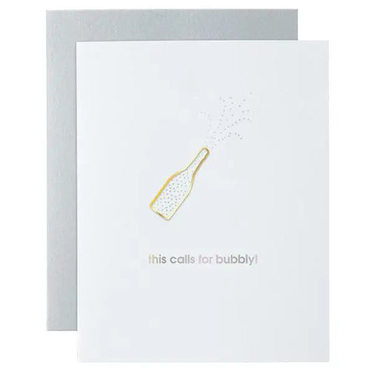 This Calls For Bubbly Greeting Card The Happy Southerner 