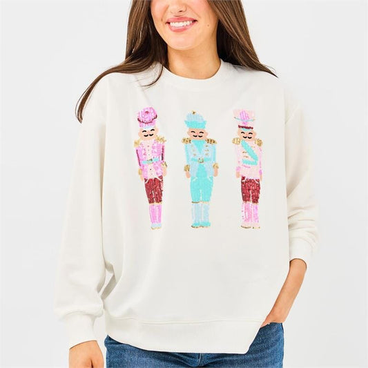Three Nutcrackers Sweatshirt The Happy Southerner 