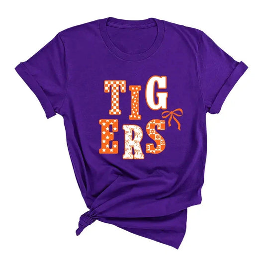 Tigers Bow T-Shirt The Happy Southerner 