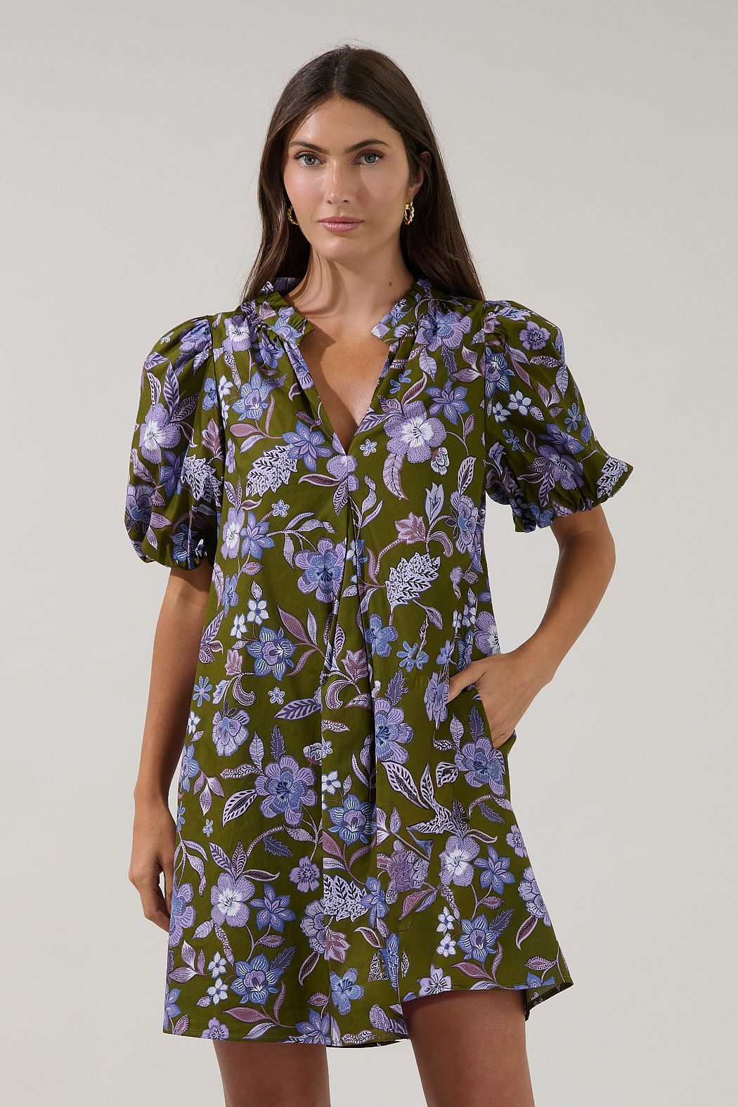 Aurora Shift Mini Dress Reverie