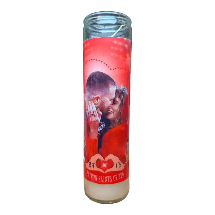 Travis & Taylor Red Prayer Candle The Happy Southerner 