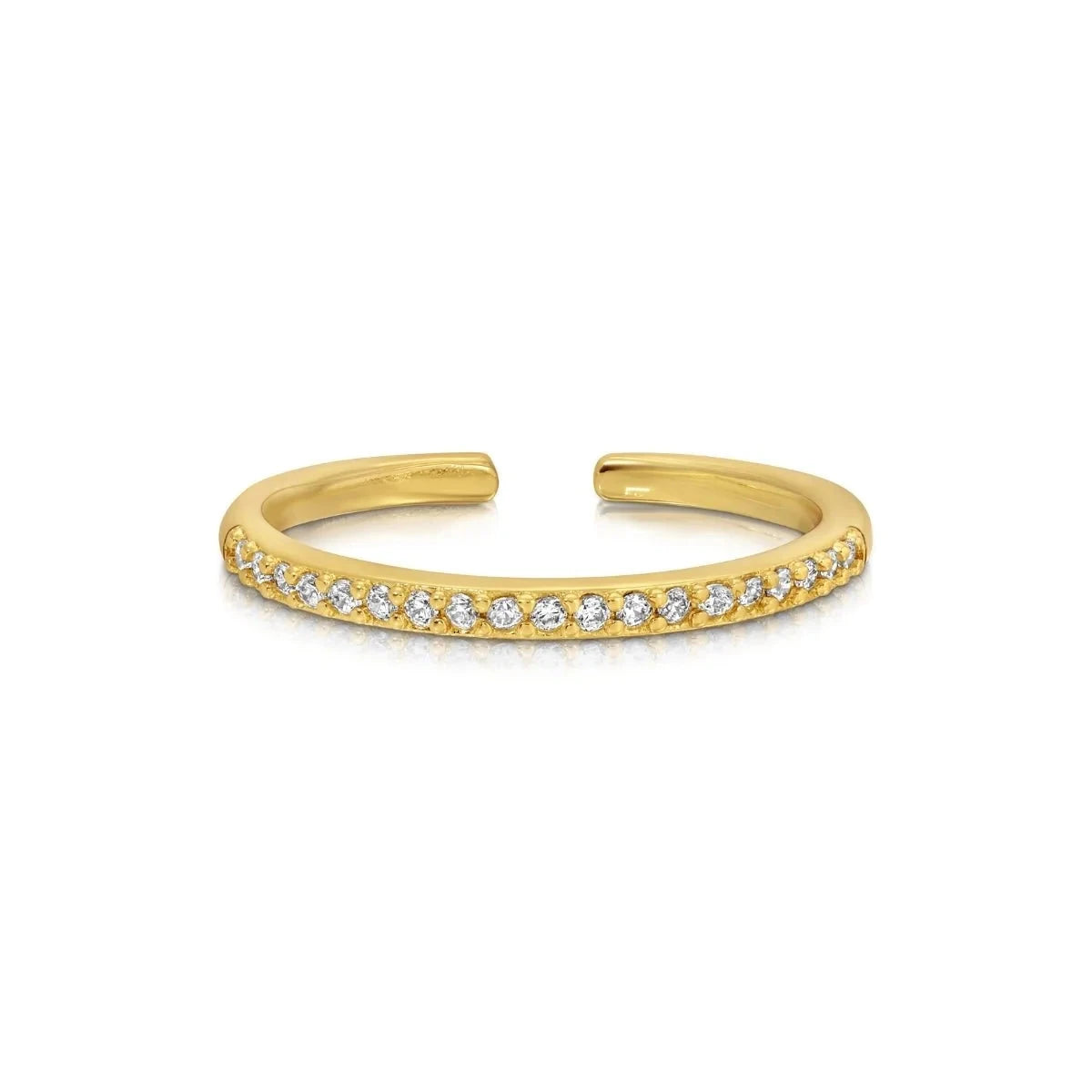 Ultra Delicate Pavé Ring The Happy Southerner 