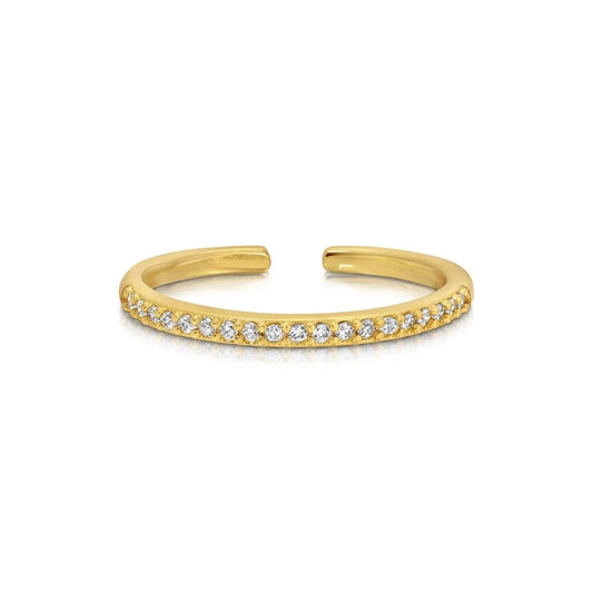 Ultra Delicate Pavé Ring The Happy Southerner 