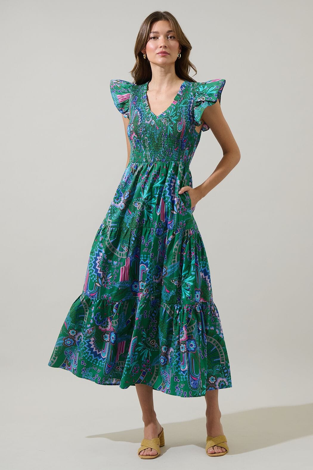 Vesper Midi Dress The Happy Southerner 
