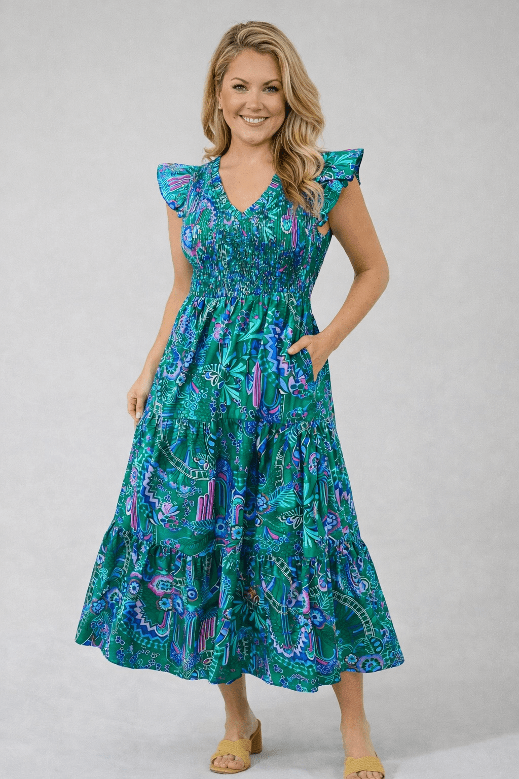 Vesper Midi Dress The Happy Southerner 