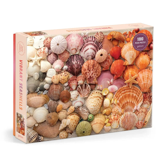 Vibrant Seashells Puzzle The Happy Southerner 