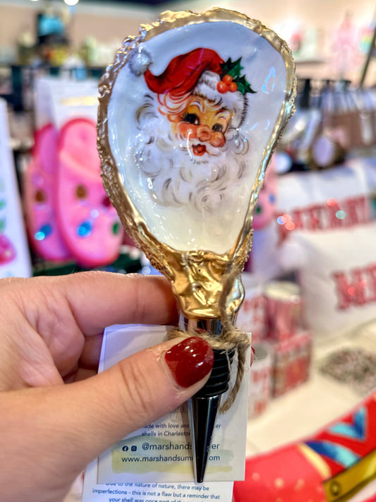 Vintage Santa Bottle Stopper The Happy Southerner 