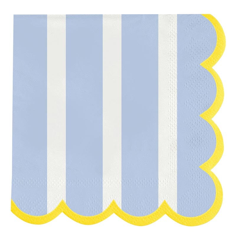 Wavy Scalloped Napkins - 20ct The Happy Southerner 