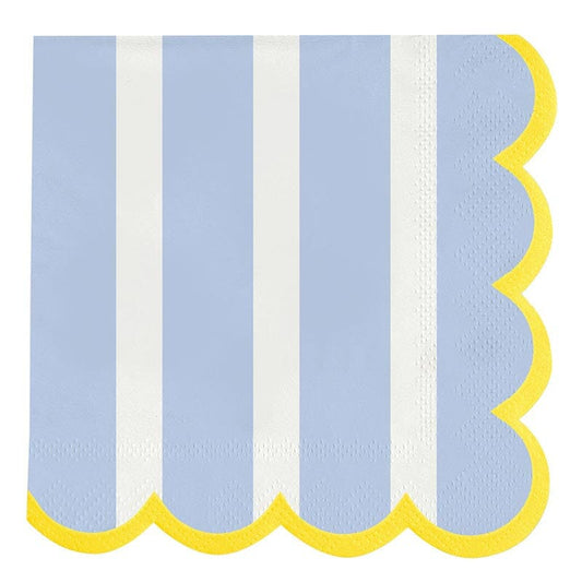 Wavy Scalloped Napkins - 20ct The Happy Southerner 