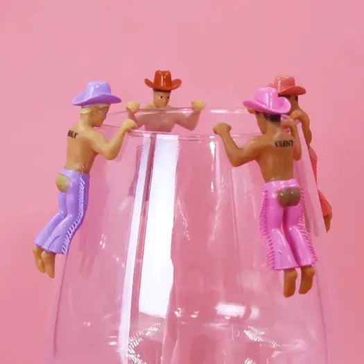 Western Drink Chaps Drink Markers-4 Pack The Happy Southerner 