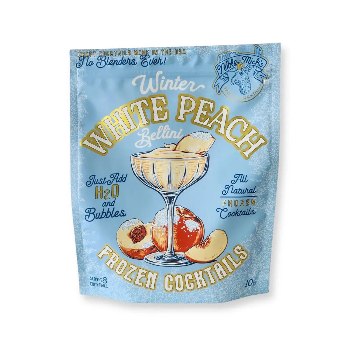 Winter White Peach Bellini Frozen Cocktail Mix The Happy Southerner 