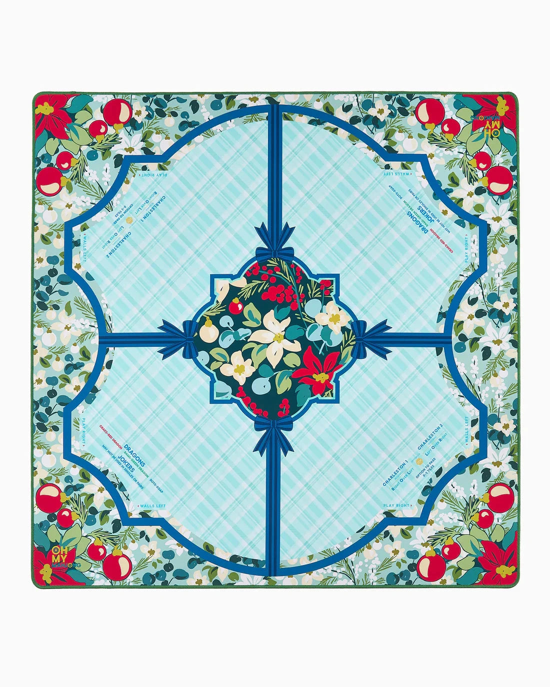 Winterberry Mahjong Mat The Happy Southerner 