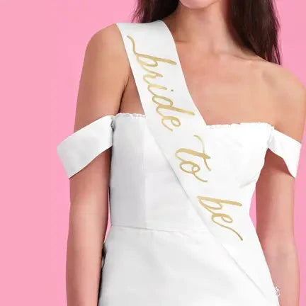 xo, Fetti Bride To Be Satin Sash The Happy Southerner 