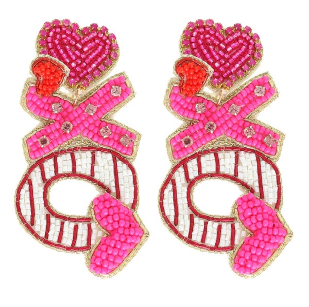 XO Valentines Day Earrings The Happy Southerner 