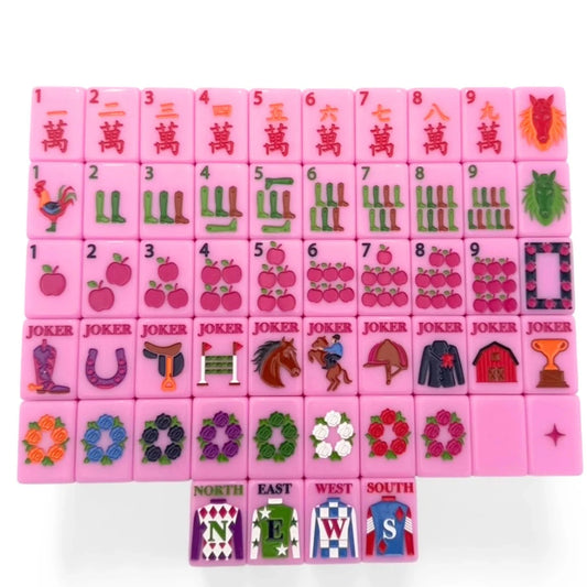 YEAR OF THE HORSE TILES - SADDLE PINK The Happy Southerner 