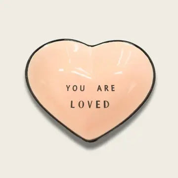 You Are Loved - Heart Shaped Trinket Bowl The Happy Southerner 