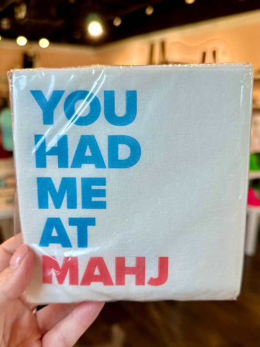 You Had Me At Mahj Napkins The Happy Southerner 