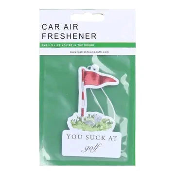 You Suck At Golf Car Air Freshener The Happy Southerner 