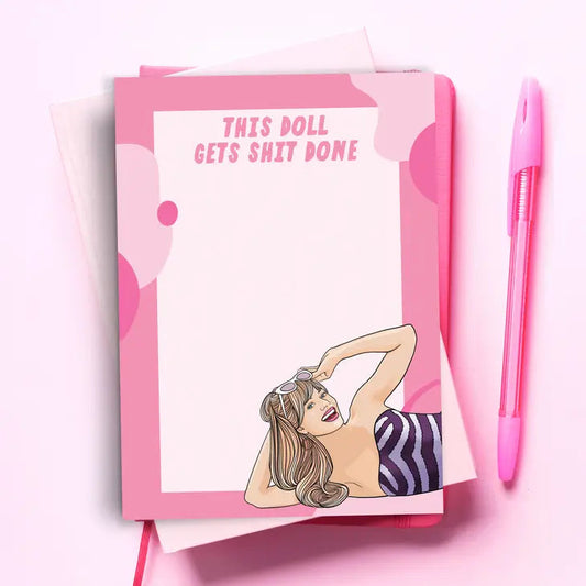 Barbie Funny Notepad - Pop Culture Gift - This Doll... The Happy Southerner 