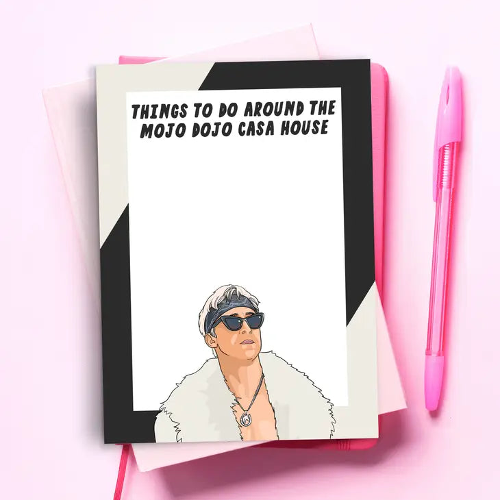 Barbie Ken Funny Notepad To Do Planner - Pop Culture Gift The Happy Southerner 