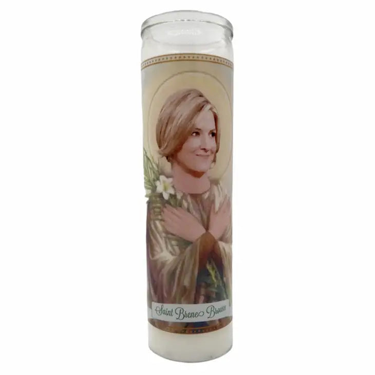 Brene Brown Devotional Prayer Saint Candle The Happy Southerner 