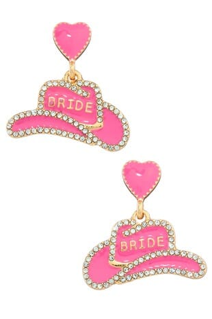 Bride Cowgirl Earrings The Happy Southerner 