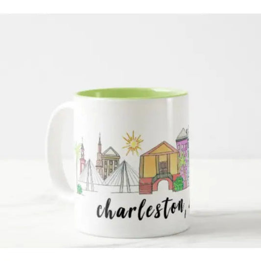 Charleston Skyline Coffee Mug The Happy Southerner 