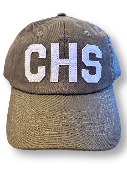 CHS Baseball Hat - Charcoal & White The Happy Southerner 