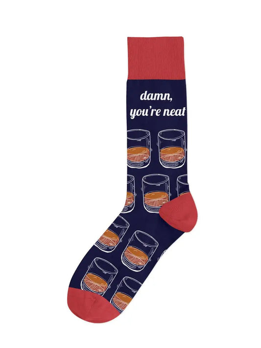 Damn, You'Re Neat Bourbon Whiskey Socks The Happy Southerner 