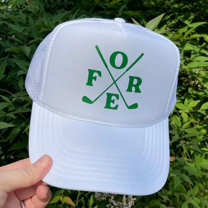 Fore Golf Trucker Hat The Happy Southerner 