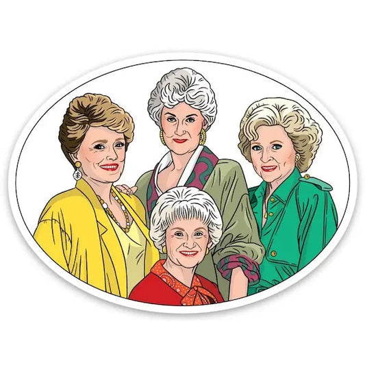 Golden Girls Die Cut Sticker The Happy Southerner 