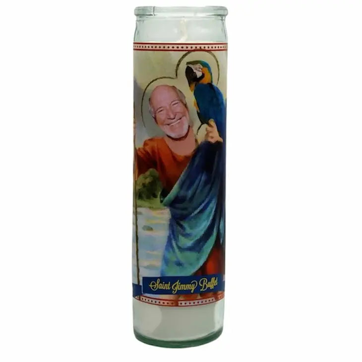 Jimmy Buffet Devotional Prayer Saint Candle The Happy Southerner 