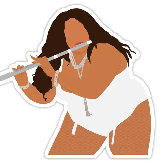 Lizzo Flute Sticker The Happy Southerner 