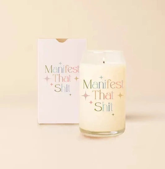 Manifest That Shit Candle The Happy Southerner 