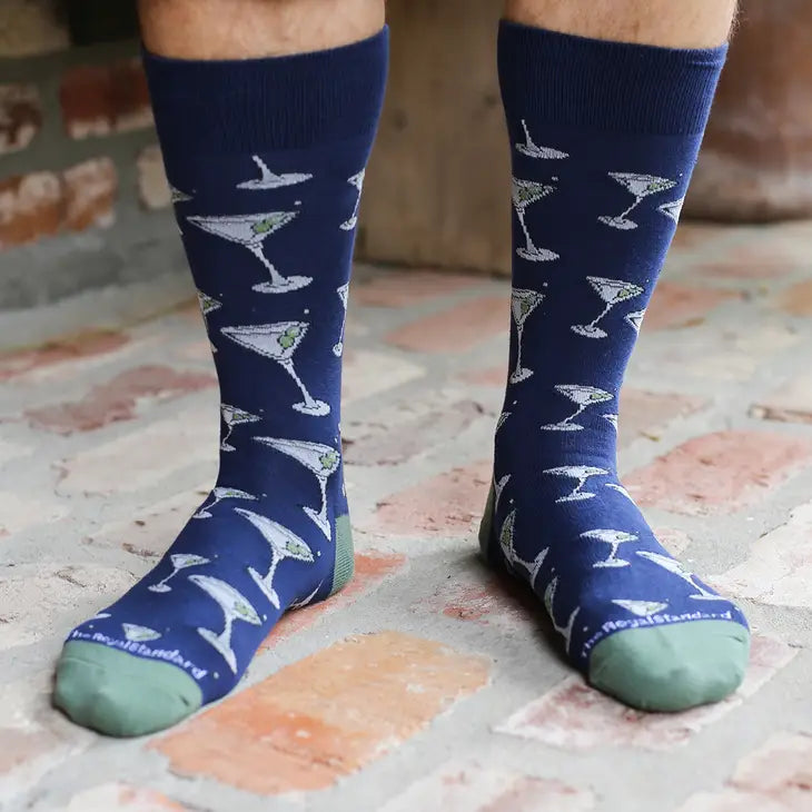 Men's Martini Socks The Happy Southerner 