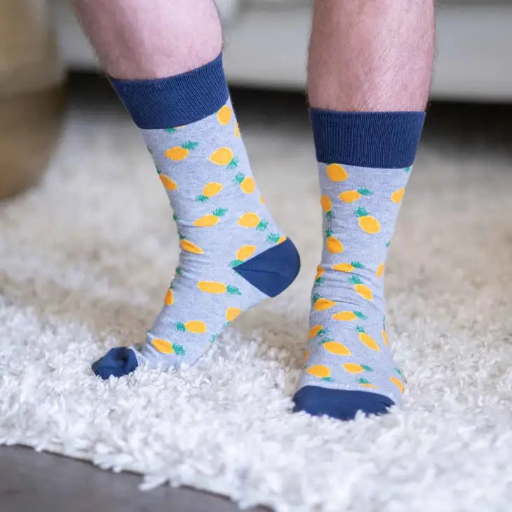 Men's Pineapple Socks The Happy Southerner 