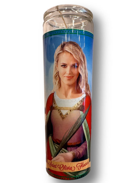 Olivia Flowers Prayer Candle The Happy Southerner 