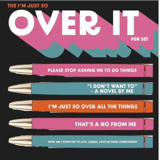 Over It Pen Set The Happy Southerner 